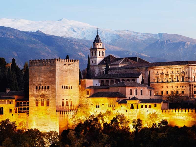 Blick auf die Alhambra von Granada