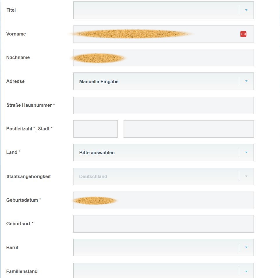 AIDA Schiffsmanifest